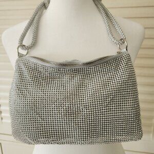 Silver Rhinestone Purse